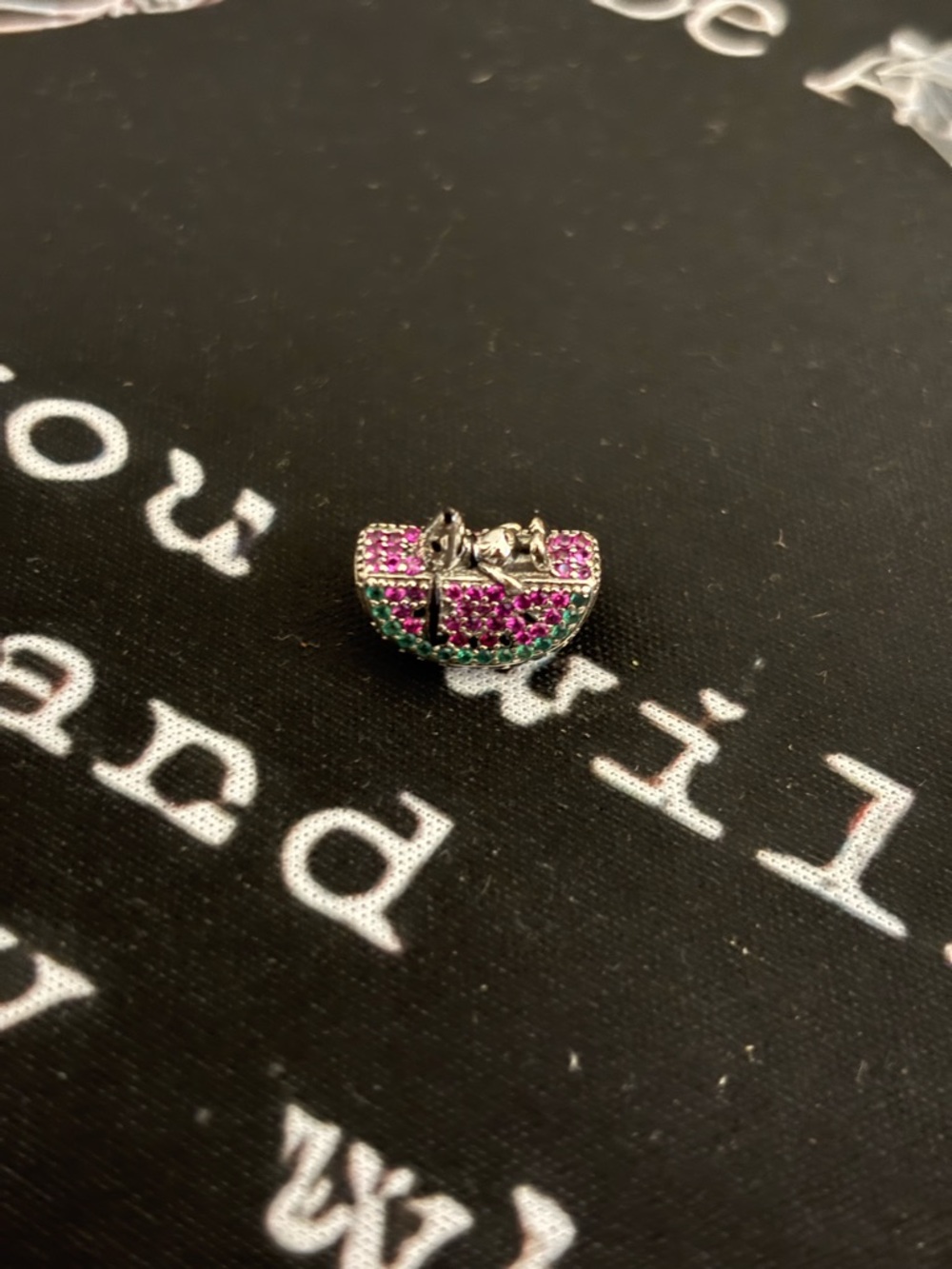 Snoopy watermelon charm